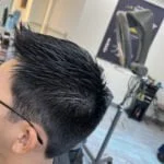 白くし過ぎない厚みのビジネス向きフェードカット