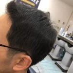 低め、厚めな刈り上げ ビジネススタイル