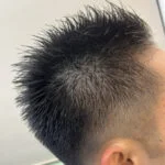 ビジネスライクなフェードスタイル メンズショート 刈り上げ