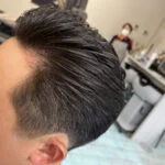 メンズ あまり白くしないフェードカット サイドバック