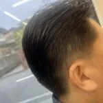 ビジネスライクなフェードカット メンズ バーバースタイル