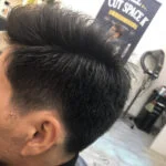 パート感を出した 大人のアシメ ビジネススタイル