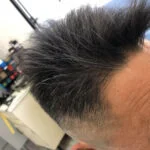 大人のロースキンフェード サイドバック barberスタイル