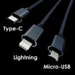 散髪中にスマホ充電